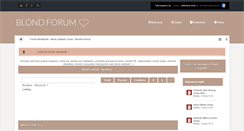 Desktop Screenshot of blondforum.pl